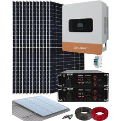 Kit Solar para Instalación Placas Solares con Inversor Híbrido Suntaic STH6M-2 6000W y Batería Litio Tensite 48V