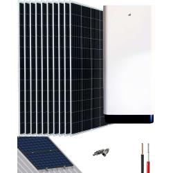 Kit Solar Litio 5000W 20000Whdia con 12kWh de batería