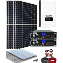 Kit Solar Vivienda Aislada 5200W 48V con Batería Litio DC Solar