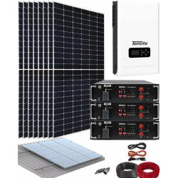 Kit Solar Aislada 5200W 48V Tensite con Baterías Litio