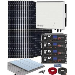Kit Instalación Placas Solares en Casa 5kW con 4 baterías de litio
