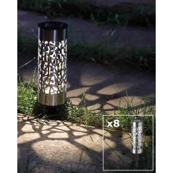 Pack 8uds Luces Solares