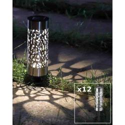 Pack 12uds Luces Exterior Solares