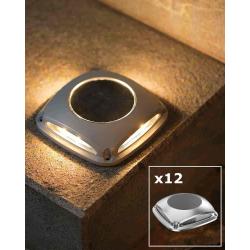 Pack 12uds Luces de Exterior Solares