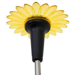 Pack 2uds Luces solares jardín forma de flor 3lm