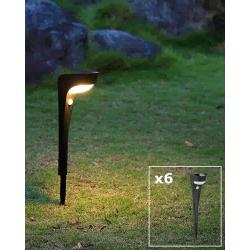 Pack 6uds Luces LED Solares Jardín