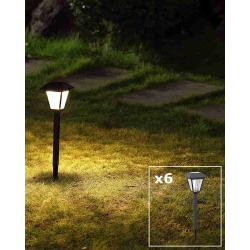 Pack 6uds Farolas Exterior Solares