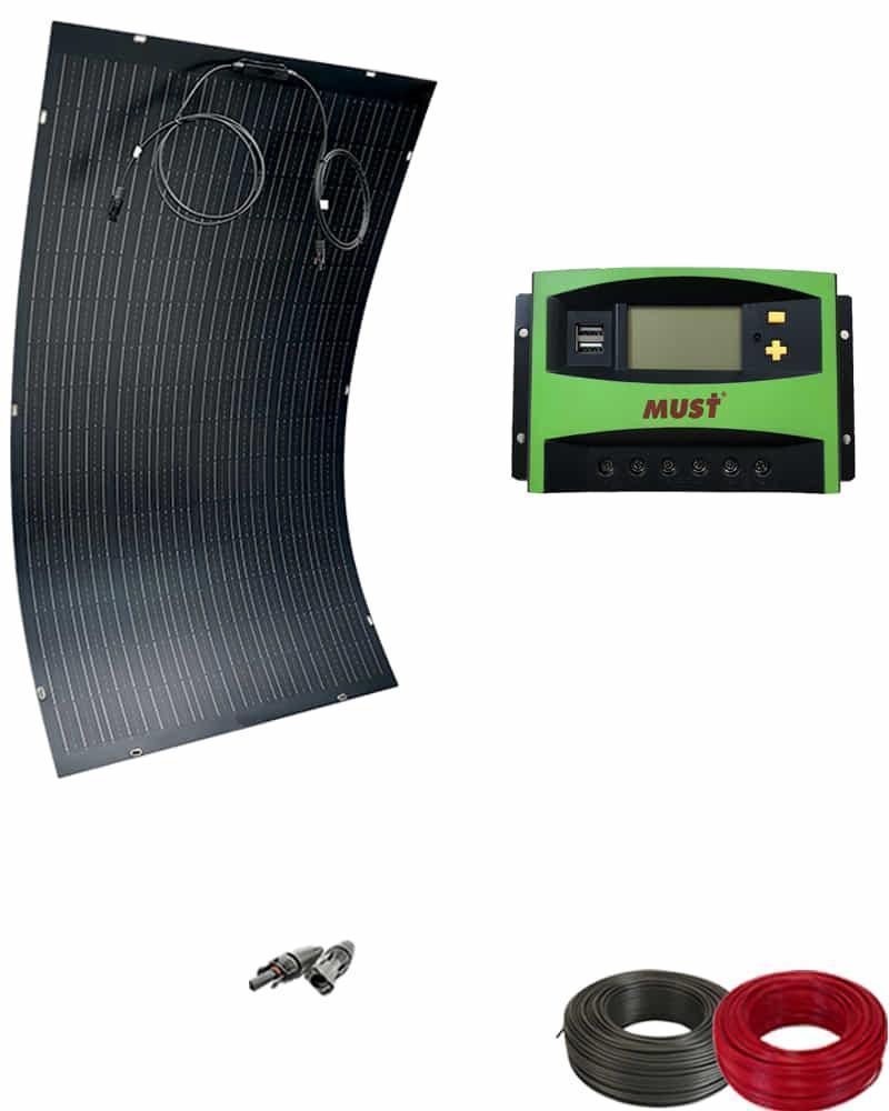 Kit Placa Solar Flexible Camper 12V 750Whdia