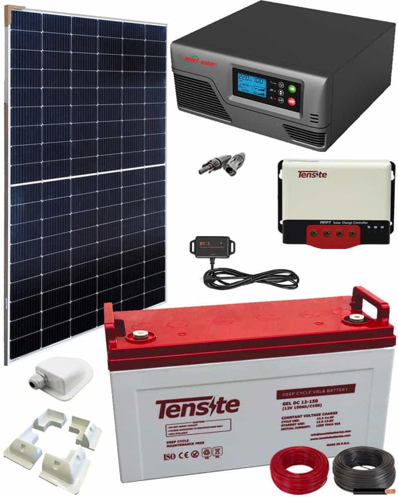 Kit Solar para Caravanas 600W 12V 1500Whdia