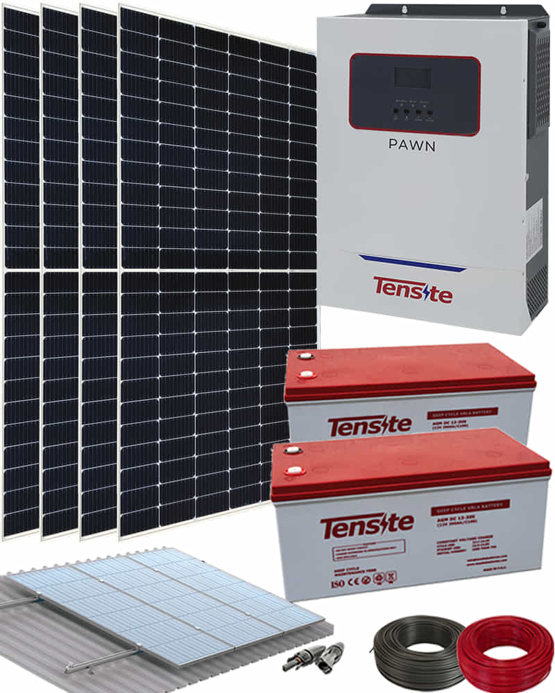 Kit Solar Gel 3000W 24V 8000Whdia