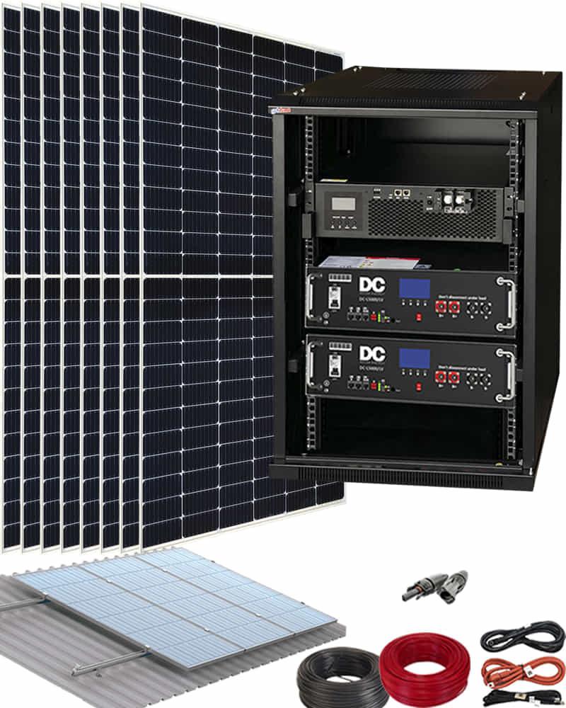 Kit Solar 5000W 48V 16000Whdia