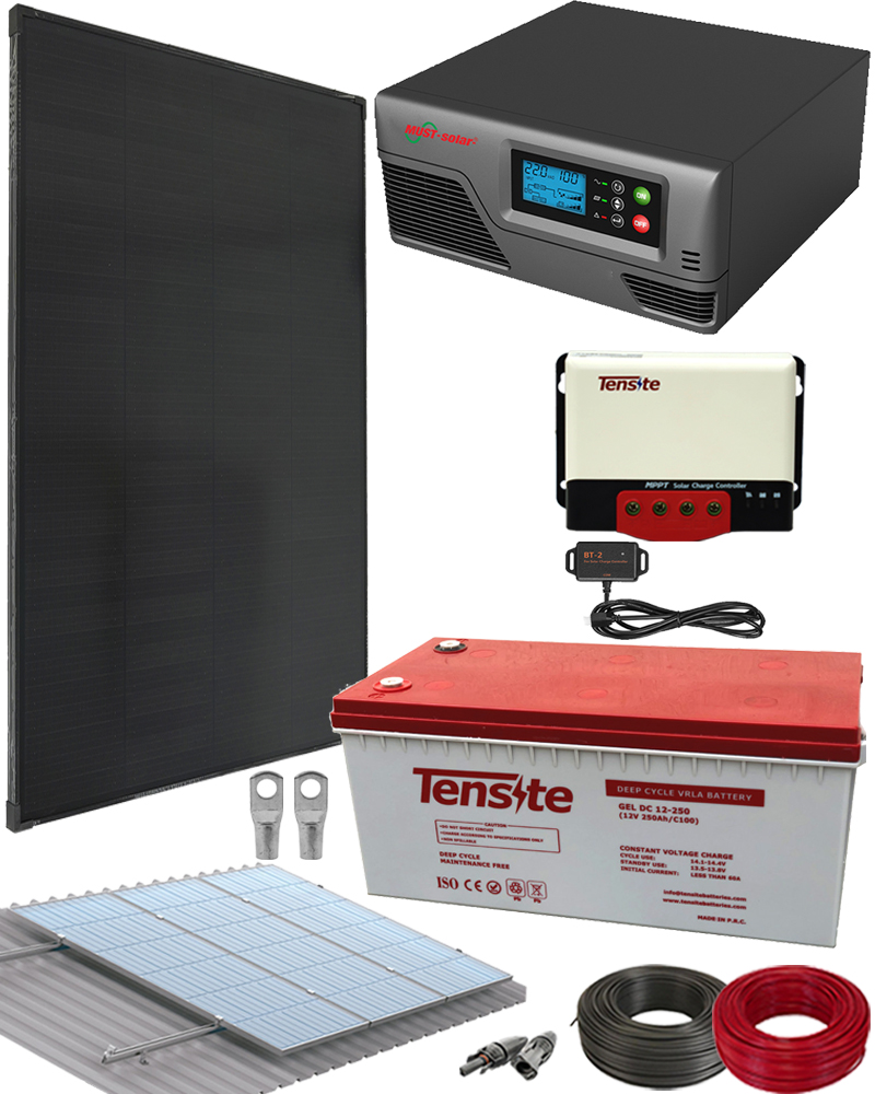 Kit Panel Solar 600W 12V 1000Whdia