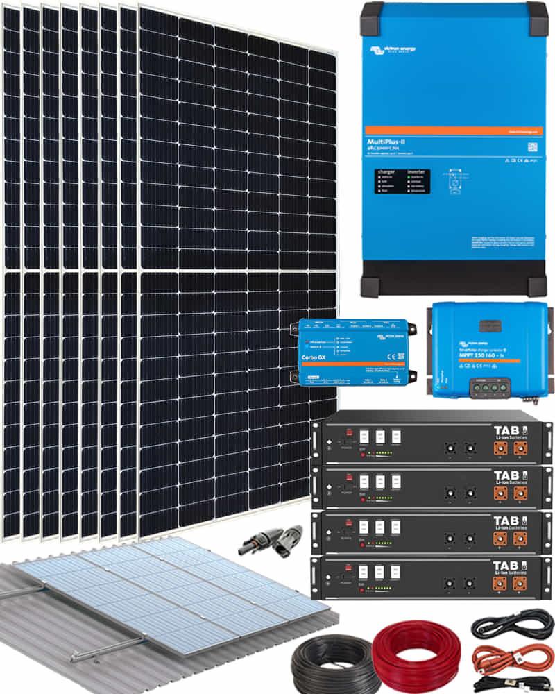 Kit Solar Victron 5000W 48V 16000Whdia