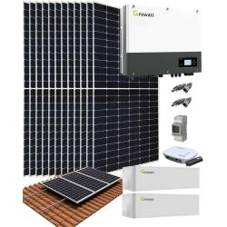 Kit Solar Híbrido Growatt SPH 5kW Monofásico con ARK LV - Teja
