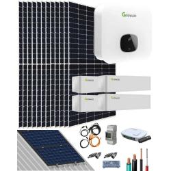 Kit Solar Híbrido Growatt MIN XH 5kW Monofásico con ARK HV - Teja