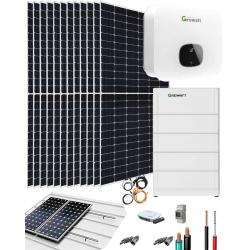 Kit Solar Híbrido Growatt MIN XH 4,2kW Monofásico con ARK HV - Chapa