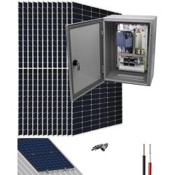 Kit Bombeo Solar con Bomba de Agua Trifásica 400V hasta 5.5cv