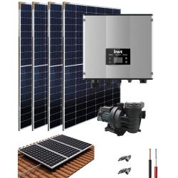 Kit Depuradora Solar con bomba 0.5cv para piscina