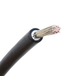 Cable Unifilar 6 mm2 SOLAR PV ZZ-F Negro