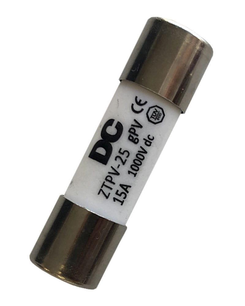 Fusible 15A 1000VDC 10x38