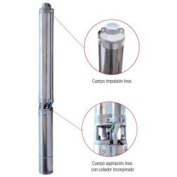 Bomba de Agua Sumergible Monofásica Para Pozo 1,5CV 1,1kW 230V IDEAL SJI-16