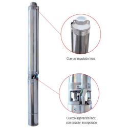 Bomba de Agua Sumergible para Pozo 2CV 1,5kW Monofásica 230V IDEAL SJI-20