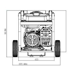 Generador Eléctrico Gasolina 3300W Genergy Estrela