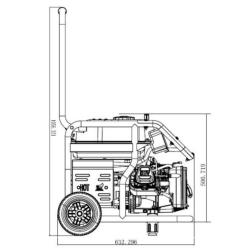 Generador Eléctrico Gasolina 3300W Genergy Estrela