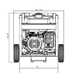 Generador Eléctrico Gasolina 7000W Genergy Mulhacén