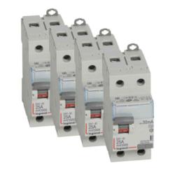 Pack 4 uds. Interruptor Diferencial 25A 2P 30mA Tipo A Rearmable Legrand