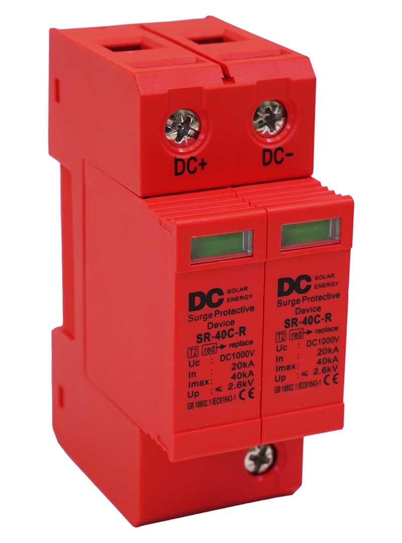 Limitador sobretensiones 2P 1000V 20/40KA DC