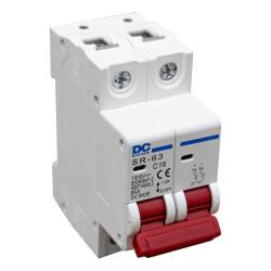 Magnetotérmico 16A 2P 1000V DC Corriente Continua