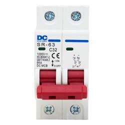 Magnetotérmico 32A 2P 1000V DC Corriente Continua