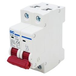Magnetotérmico 32A 2P 1000V DC Corriente Continua