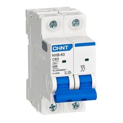 Interruptor automático magnetotérmico 2P 32A C 6kA Chint NXB-63-2-32C