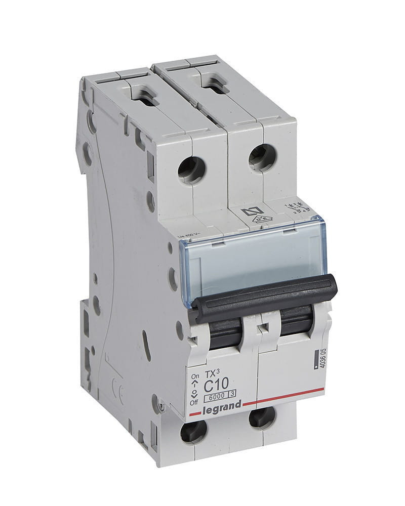 Interruptor Magnetotérmico 10A 2P 6KA C Bipolar Automático Legrand