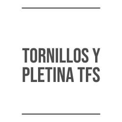 Tornillos y pletina batería TFS