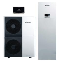 Bomba de Calor Aerotermia Bibloc Vaillant AroTherm Plus 15 con uniTOWER 190L y sensoCOMFORT Cableado