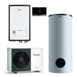 Bomba de Calor Aerotermia Vaillant AroTherm Plus 15 con Módulo Hidraulico MEH97/6, ACS 200L y sensoCOMFORT Cableado