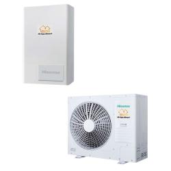Bomba de Calor Aerotermia Bibloc 9kW Hisense Hi-Aquasmart