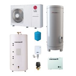 Kit Aerotermia ACS 500l LG Therma V R32 12kW para 150m2