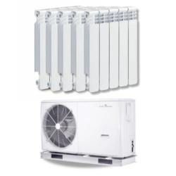 Kit Aerotermia con Radiadores de Agua 6kW Thermira para piso 80m2