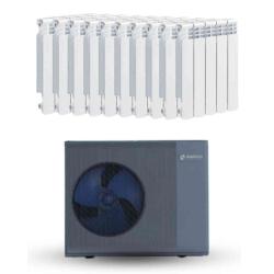 Kit Aerotermia con Radiadores 16kW Suneco Alta Temperatura para 220m2
