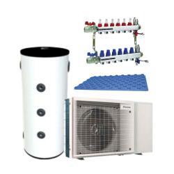 Kit Aerotermia con Suelo Radiante de 90m2 con Daikin Altherma 3 de 7,8kW