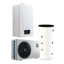 Kit Caldera Aerotermia Hisense 14kW con Baxi Platinum ICompact 26/26 F 26kW y depósito 200L
