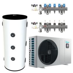 Kit Aerotermia y Suelo Radiante para 130m2 Ferco con Bomba de Calor Hisense 14kW