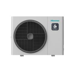 Kit Aerotermia con Fancoils Hisense Bibloc Mural Hi-Therma 14kW R32 con ACS 300L e Inercia 100L para 200m2