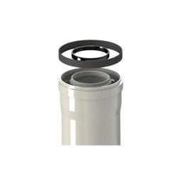 Tramo chimenea coaxial polipropileno (PP) Ø60/100mm 1000mm