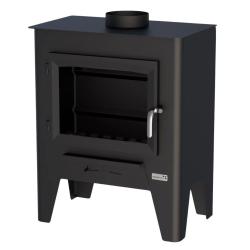 Estufa de Leña 9,2 kW Negro Sin Turbina