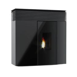 Hidroestufa de Pellets Veronica Hall 16 kW Phantom Negra